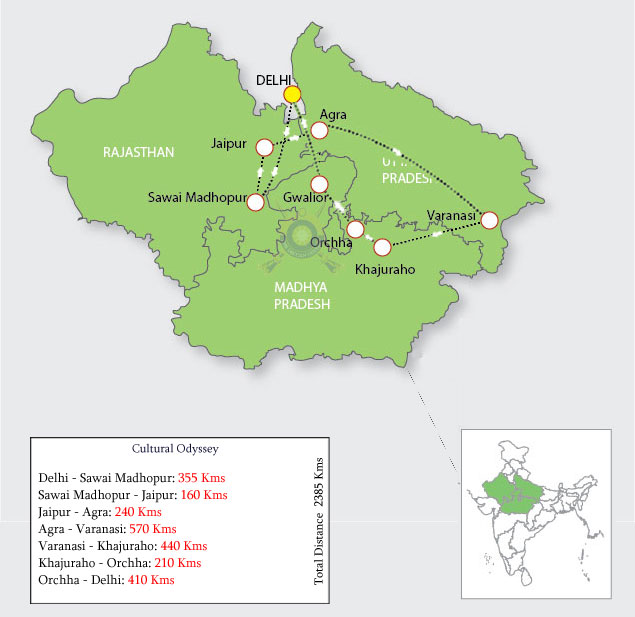 Cultural Odyssey Route Map