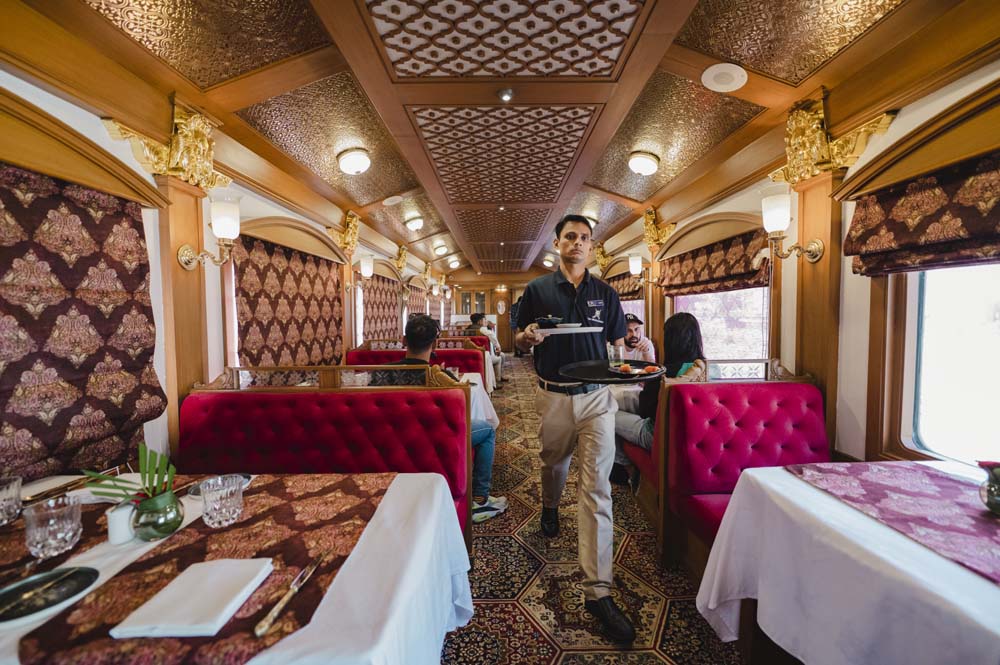 Kitchen of Luxury Train Deccan Odyssey